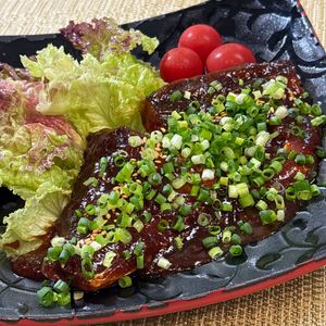 楽ラク手抜キッチン🐶🐾の作ってみた!投稿(＼焼肉のタレで簡単／ワンパン10分【甘辛サバ】冷凍OK！)