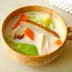 【さつま揚げとキャベツの豆乳スープ】キャベツたっぷり♪