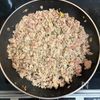 にんじんとブロッコリーの鶏そぼろ味噌炒めの工程2