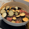 【なすミートごはん】カフェ風！ご飯が止まらない！の工程2