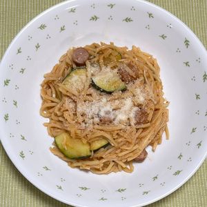 キャピタンの作ってみた!投稿(レンチンで！やみつきズボラナポリタン)