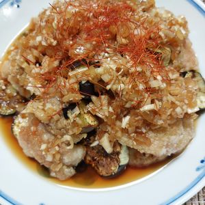 よっこの作ってみた!投稿(【たれが旨過ぎる♡】鶏むねとなすのねぎだく南蛮だれがらめ)