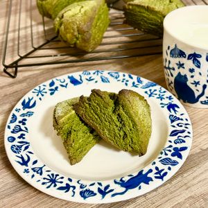 のりのり🐾🎀🤍の作ってみた!投稿(抹茶スコーン【油＆砂糖控えめでカロリーダウン】198kcal)