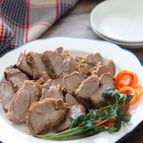 家族大絶賛♡豚肩ロースの旨塩粒マスタードレモンオーブン焼き