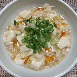 よっこの作ってみた!投稿(【あっさり塩麻婆豆腐】レンジで簡単！ちょっと食べたい副菜に♡)