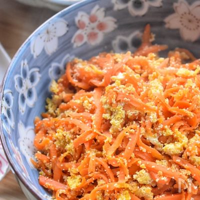 明太子好きにはたまらない♪激うま♪明太にんじんしりしり♪