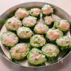 【鶏ひき肉の肉詰めピーマン】さっぱりたれポン酢♪の工程3