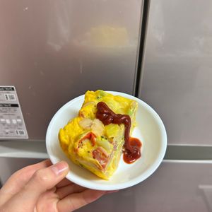ケの作ってみた!投稿(『レンジで作る☆スパニッシュオムレツ』)