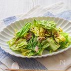 春キャベツとツナの塩麹ごま和え