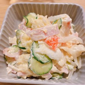 ロッタの作ってみた!投稿(【お惣菜屋さんのポテトサラダ】隠し味はアレ!)
