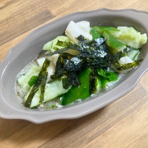ゆかりの作ってみた!投稿(袋の中で叩くだけ！3分で簡単「長芋ときゅうりのたたきとろろ」)