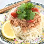 アジアン風ツナトマトそうめん