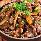 【牛肉と玉ねぎの甘辛炒め】間違いない旨さ◎