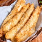 サクサクッ♪【鶏むねスティックチーズチキンカツ】節約おかず◎