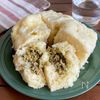 ホットケーキミックスで簡単!「高菜たっぷり♡包まん肉まん」