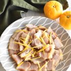 【柚子風味の豚バラチャーシュー】レンジで簡単！