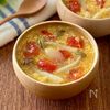 ほんのりカレー風味♩トマたまスープ