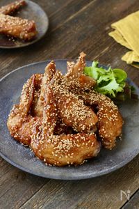 【名古屋風手羽先唐揚げ】揚げない◎食材1つ◎ビールのお供に。