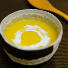 【白だしで作る】カボチャの和風ポタージュスープ