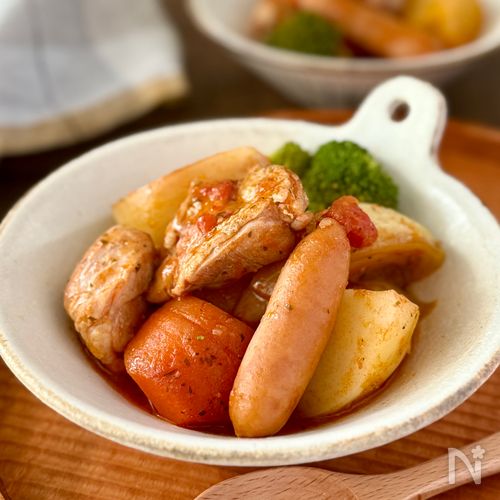 春にも食べたい♪洋風トマトポトフ