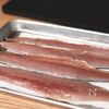 秋刀魚となすのパン粉焼きの下準備