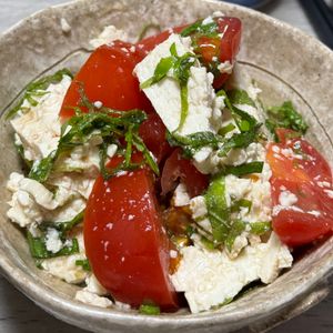 みーこの作ってみた!投稿(ずっと食べれる♡『豆腐とトマトの浸し青じそサラダ』)