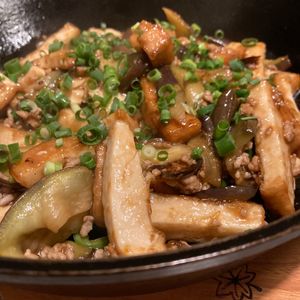 1001986の作ってみた!投稿(【とろとろ茄子が最高に旨い】豚ひき肉と厚揚げのオイスター炒め)
