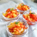 完熟梅で作るパプリカマリネ