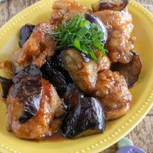 リピ確定!簡単なのに激うま【トロトロ茄子と鶏の甘酢照り焼き】