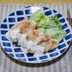 鶏ささ身肉のソテー（レモンマヨソースかけ）
