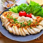 感動の食感！鶏ハムの絶品よだれ鶏#低温調理で♪