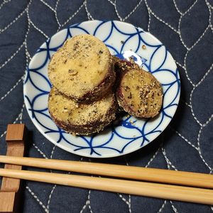 M＊Pの作ってみた!投稿(レンチン5分！
【さつまいものごまきなこ和え】)