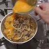 【再現】吉野家期間限定！月見牛とじ丼♪の工程4