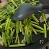 ふんわり卵のほうれん草炒めの工程2