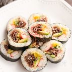 『恵方巻きにも』牛肉とアボカドのキンパ