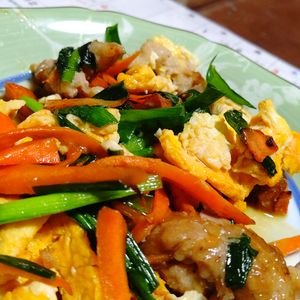 1263416の作ってみた!投稿(ガッツリ食べたいご飯が進む味♡『豚ニラたま』)