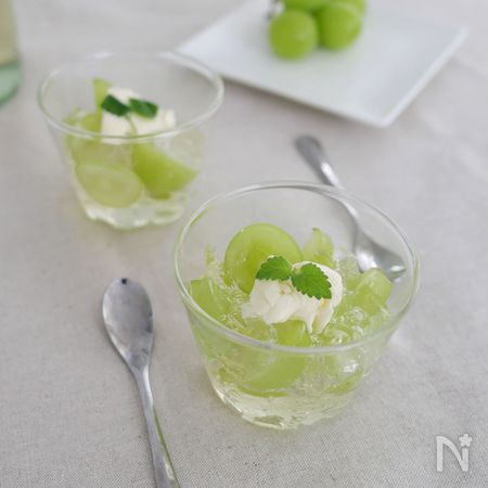 混ぜて冷やすだけ シャインマスカットと白ワインのゼリー By お天気ママ 食養生研究家 レシピサイト Nadia ナディア プロの料理家のおいしいレシピ