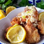 ねぎ塩レモンから揚げ！簡単すぎる電子レンジのねぎ塩レモンだれ