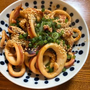 まさの作ってみた!投稿(ビールがすすむ！ピリ辛イカ焼き)