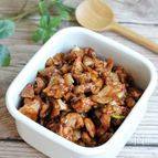 ご飯のおともに。豚肉の甘味噌がらめ