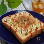 食パンでもお好み焼き！お好み焼き風トースト!！
