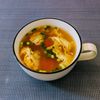 𝔂𝓾𝓶𝓲🍓の作ってみた!投稿(5分で完成🍅ふわふわ卵とミニトマトのスープ!中華風あっさり)