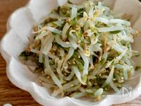 レンチン5分♡海苔たっぷり無限もやし【1食15円♫】