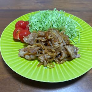 こむぎの作ってみた!投稿(豚バラの生姜焼き【旨み濃厚、後味さっぱり！】)