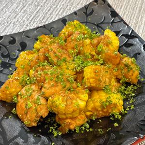 楽ラク手抜キッチン🐶🐾の作ってみた!投稿(【とうもろこしのガリバタ醤油チキン】じゅわっとおいしい♡)