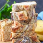 【豆腐とミックスでモチふわバナナケーキ】材料3つ！作業は3分