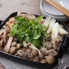 きのこと鶏肉の鍋
