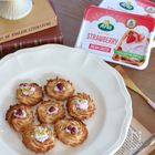 【親子で作れる♪】焼くまで10分！いちご風味の米粉チーズクッキー