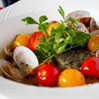 【フライパンで簡単】白身魚とあさりとトマトのアクアパッツァ♪