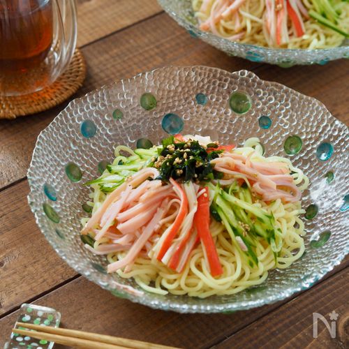 市販のタレ不使用！【冷やし中華】